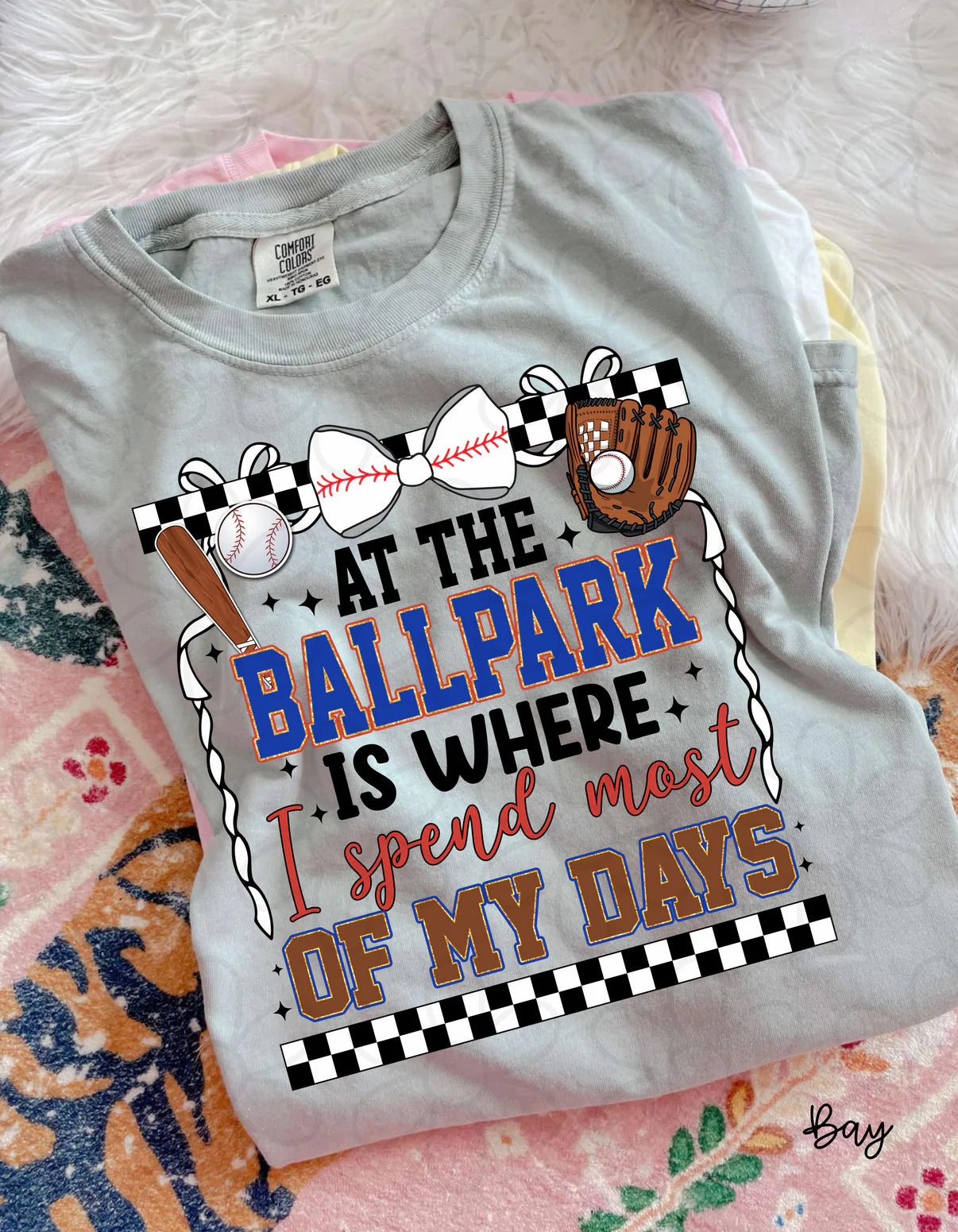 At The Ballpark Is Where I Spend Most Of My Days Tee