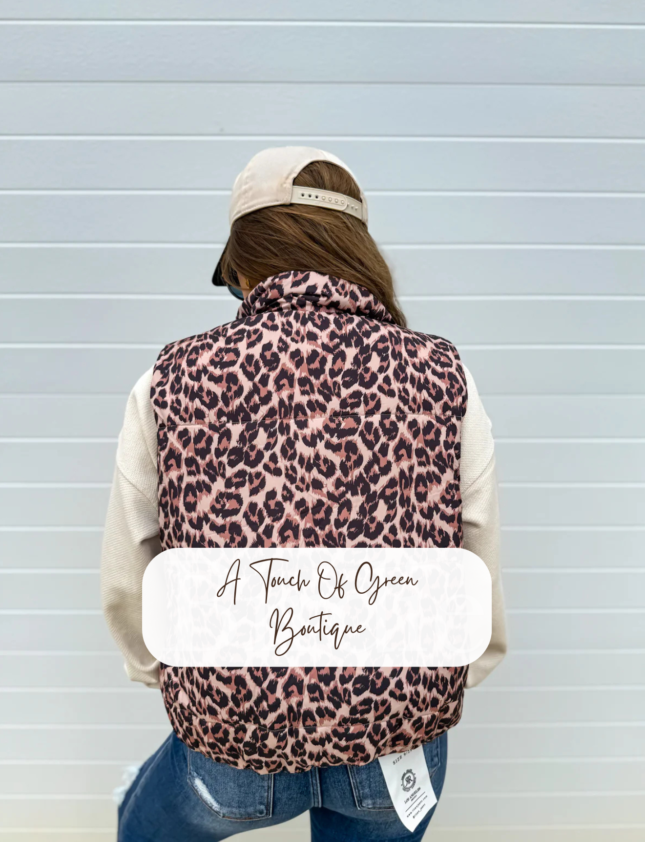 PREORDER Leopard Puffer Vest