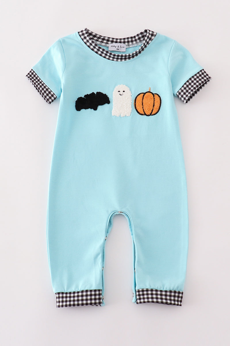 Boys French Knot Halloween Trio Romper