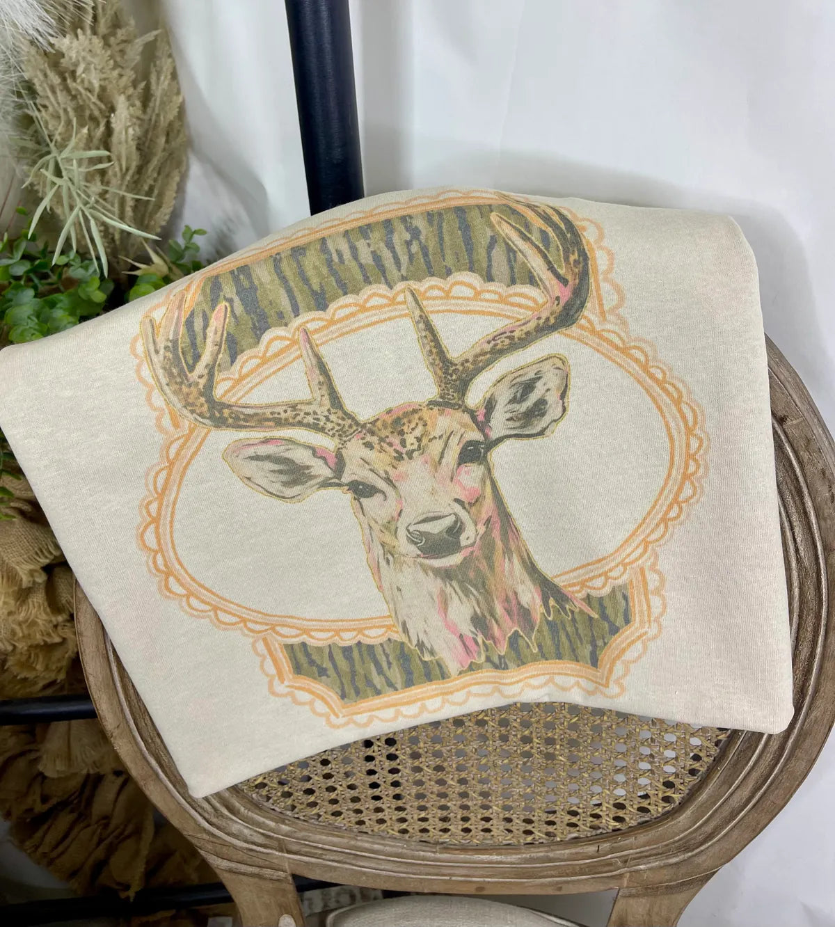 Deer with Camo Tee