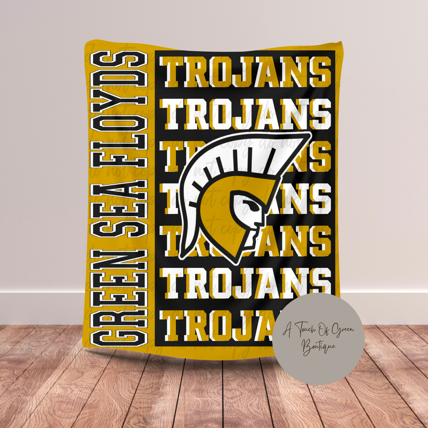 GSF Trojans Plush Blanket