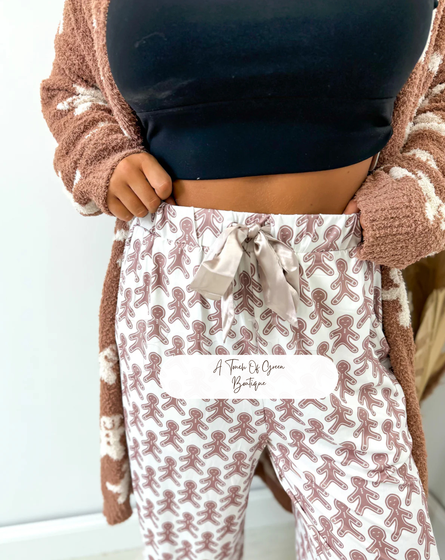 PREORDER Gingercream Dreams Pajama Pants with Satin Bow
