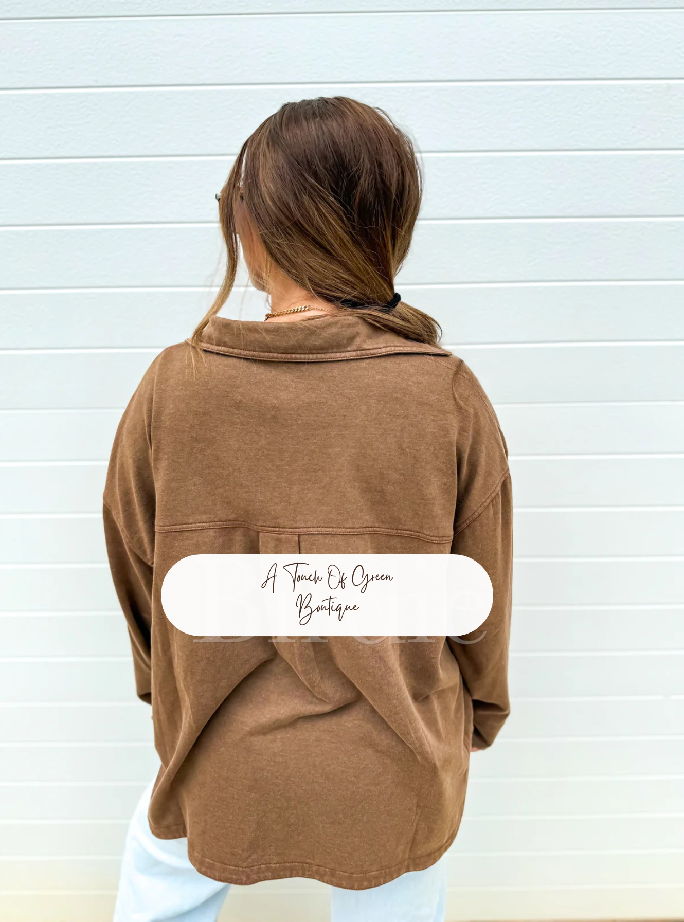 PREORDER French Terry Shacket in Tan