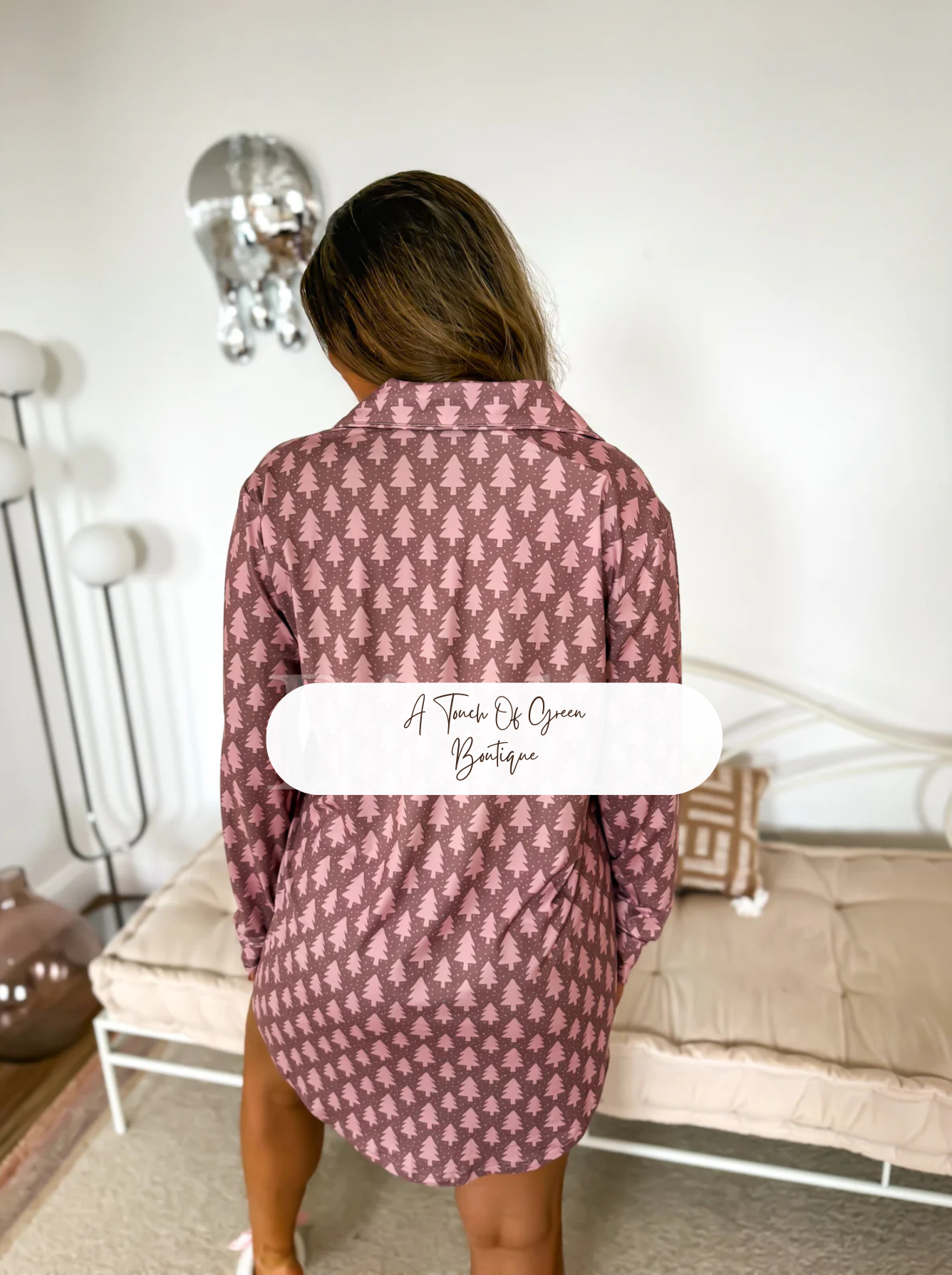 PREORDER Sugarplum Cocoa Sleep Dress