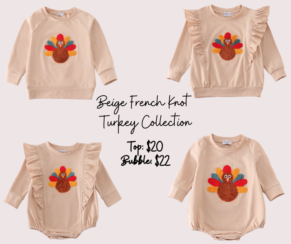 Beige French Knot Turkey Collection