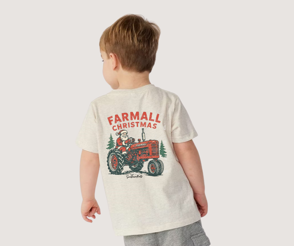 Boys Farmall Christmas Tee