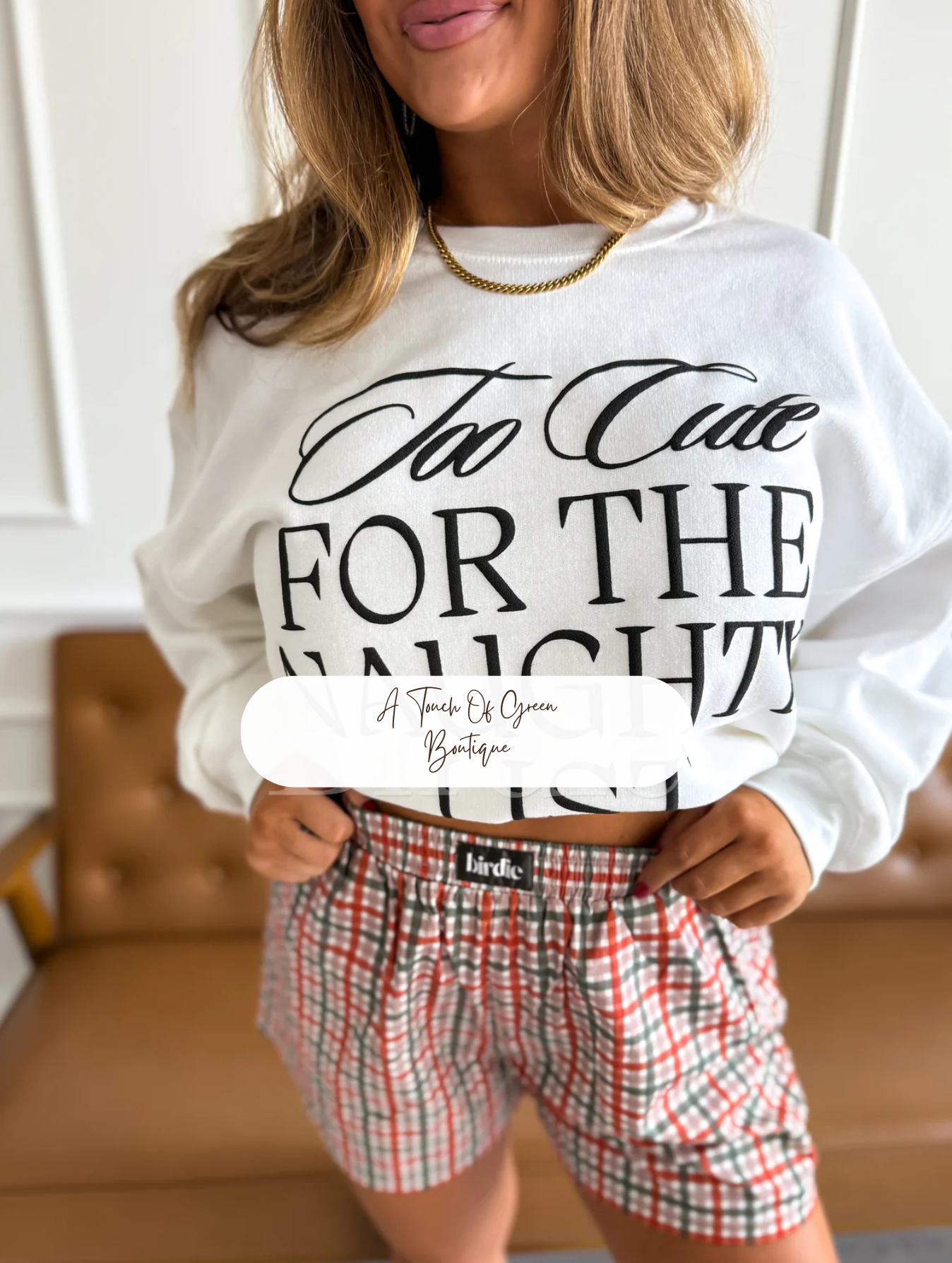 PREORDER Boxer Shorts Plaid Tidings