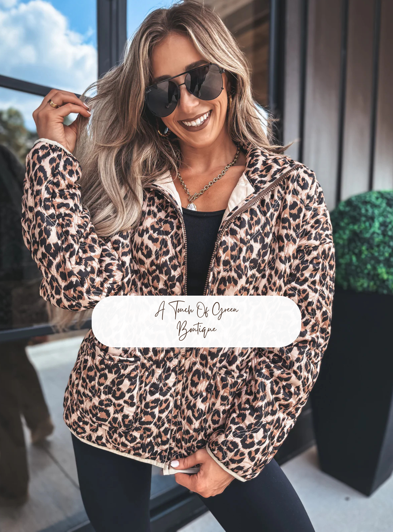 PREORDER Cozy Cloud Jacket in Leopard