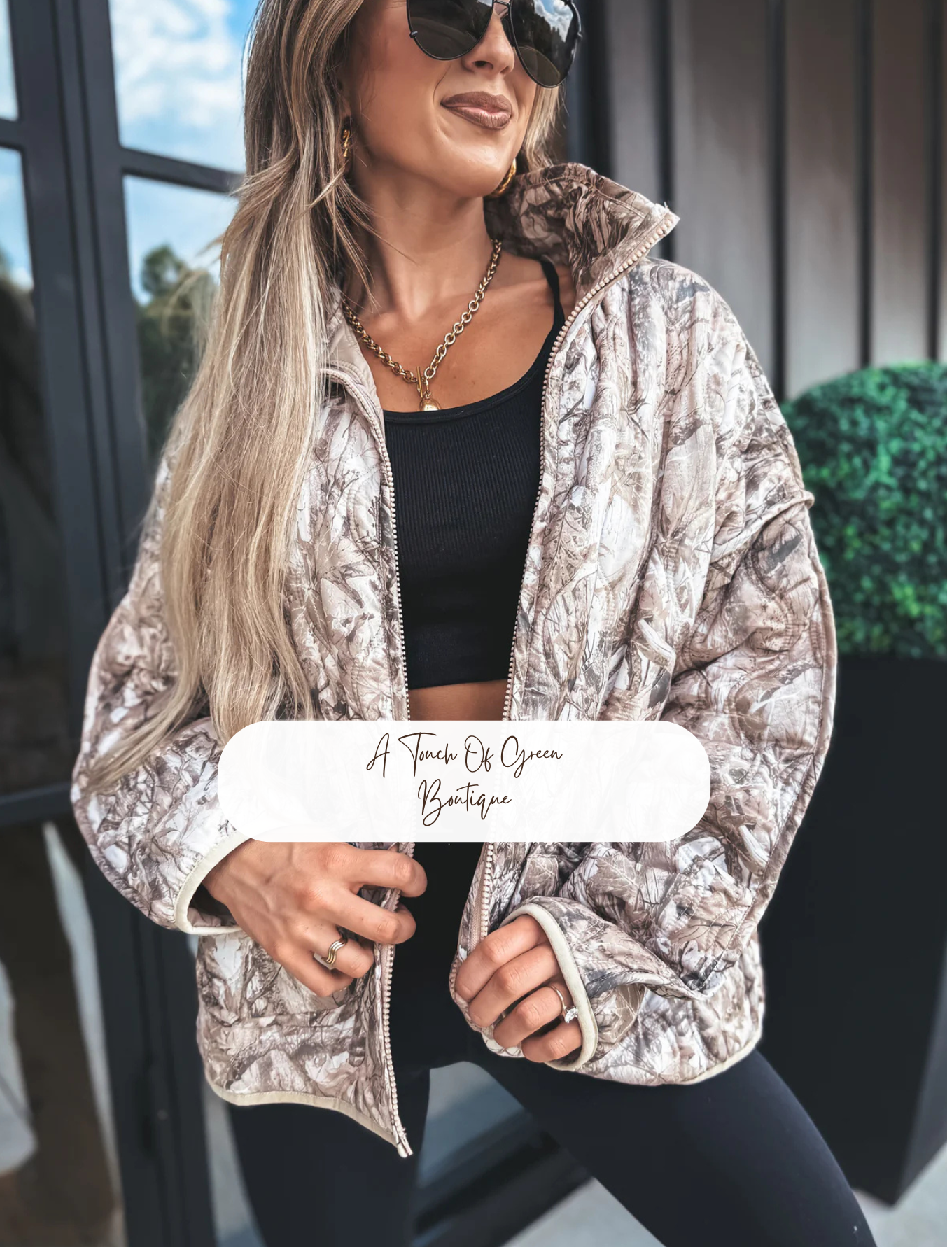 PREORDER Cozy Cloud Jacket in Dark Camo