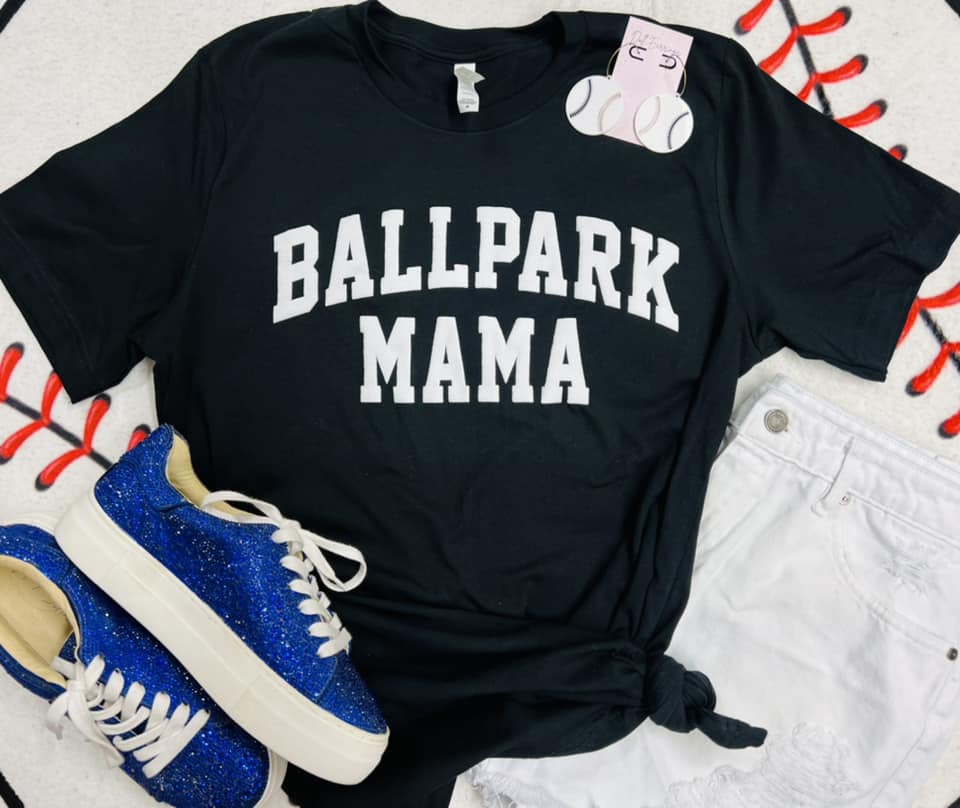 Puff Ballpark Mama Tee
