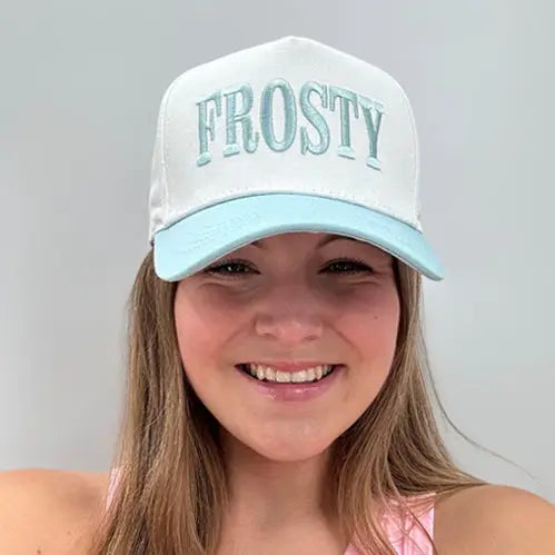 Frosty Blue Trucker Hat
