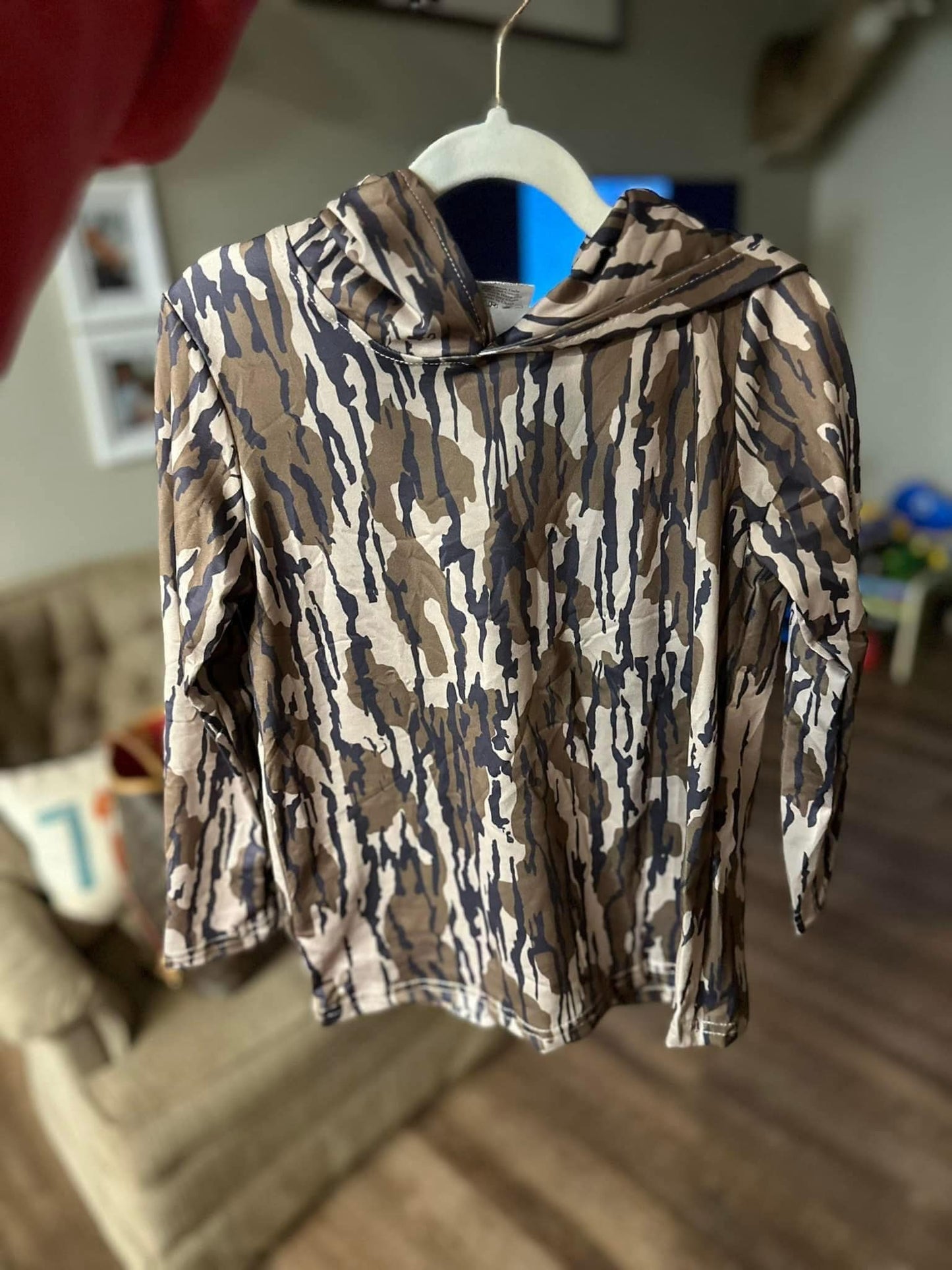 Kids Bottomland Camo Lightweight Hoodie