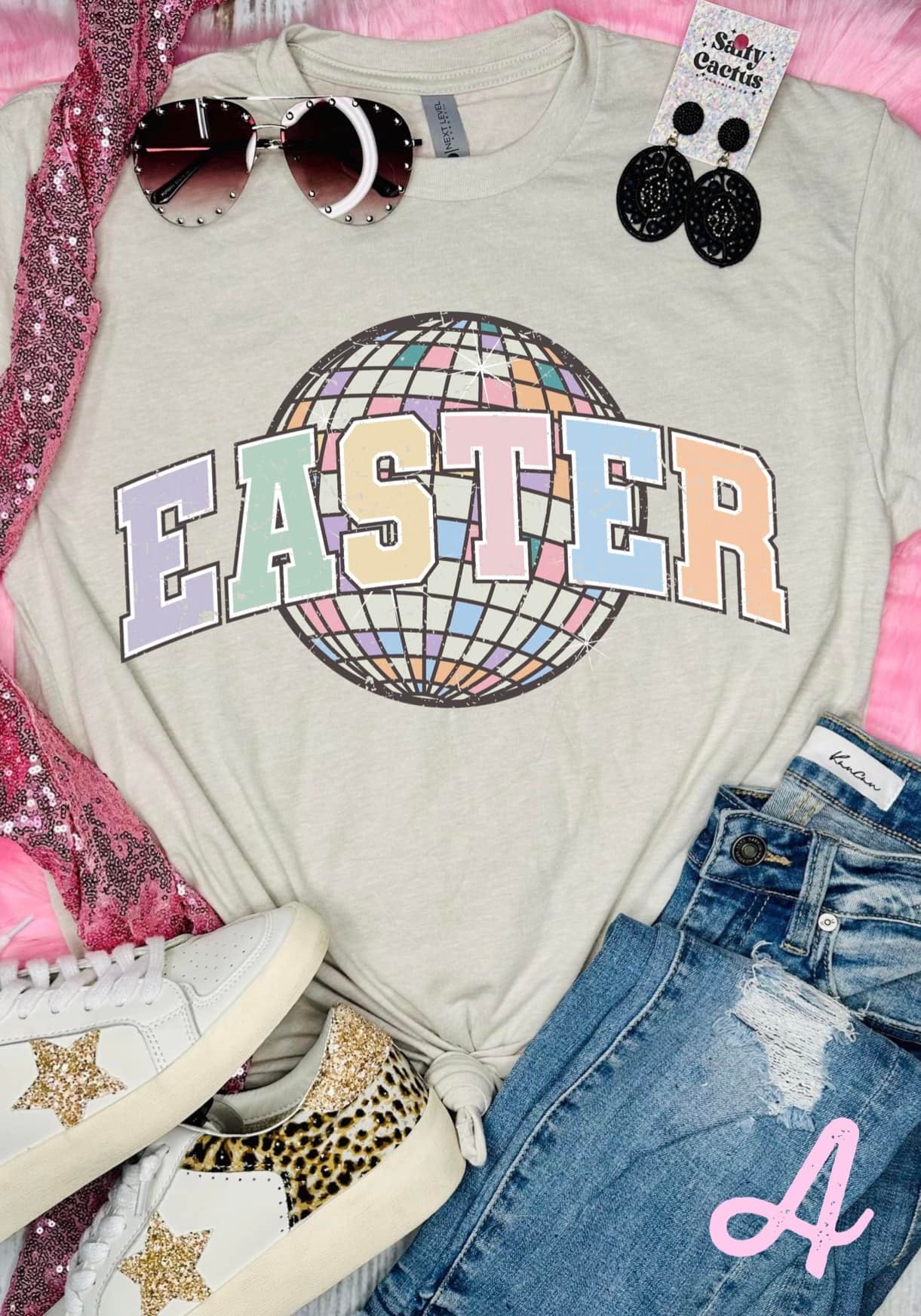 Easter Disco Ball Tee