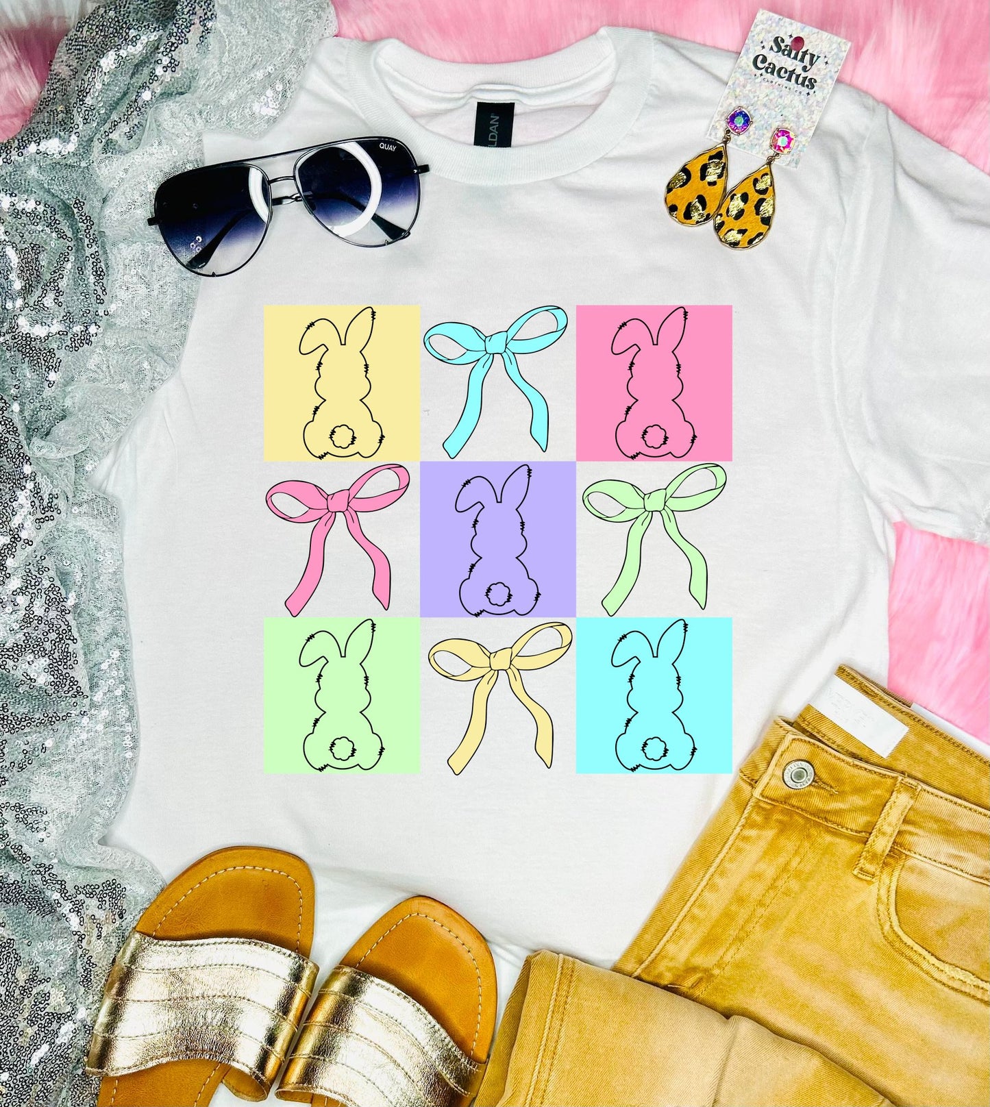 Easter Bunny & Bow Tee