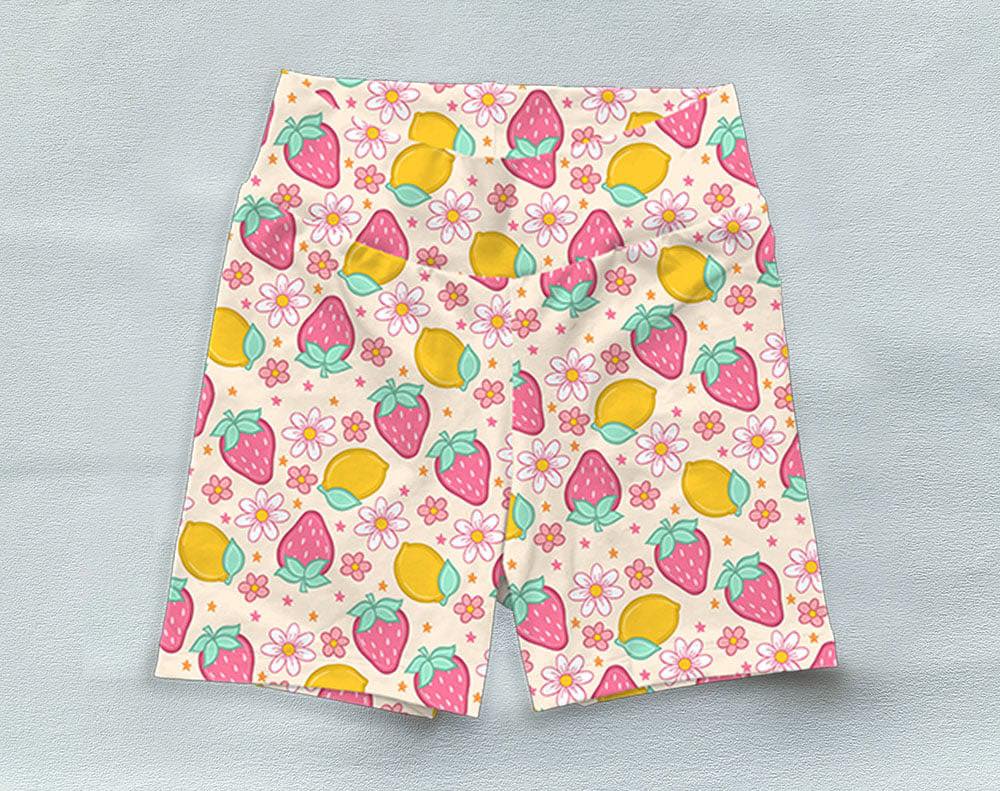 Girls Yoga Biker Shorts