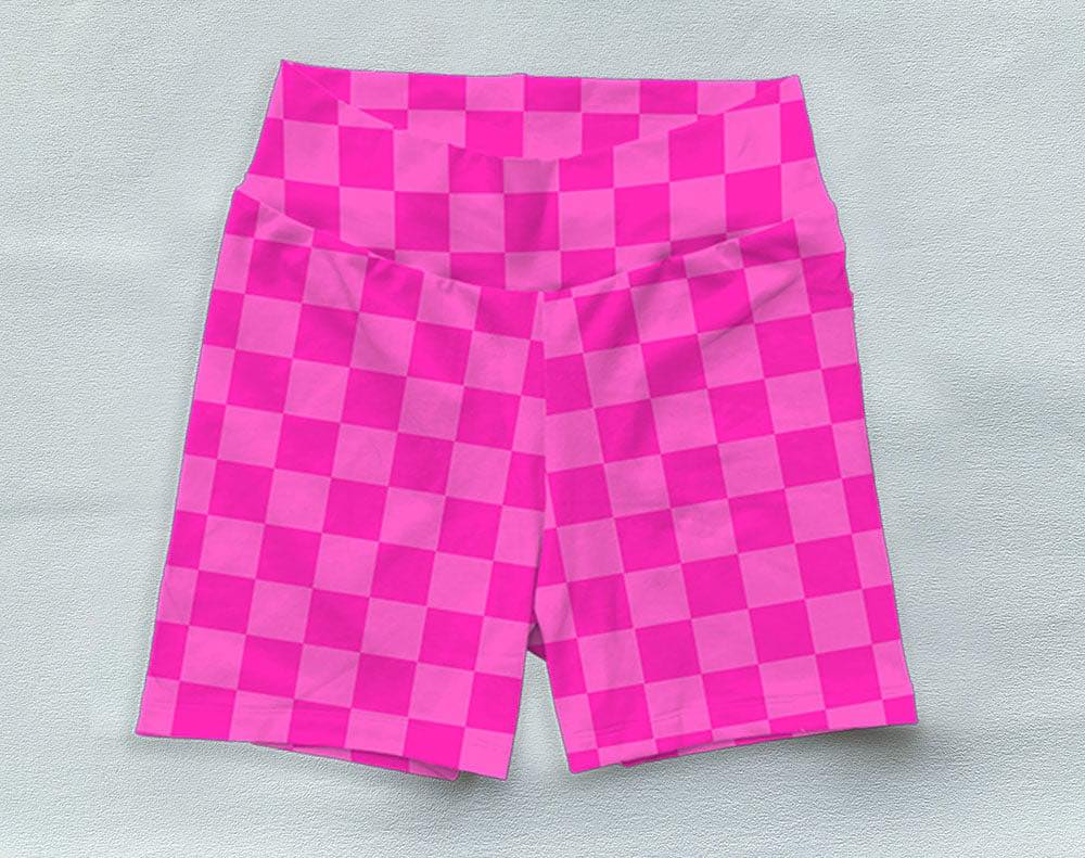 Girls Yoga Biker Shorts