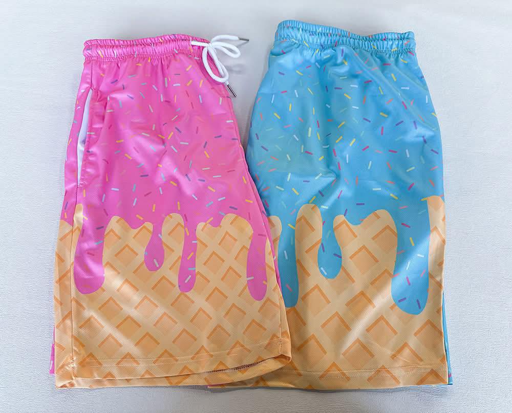 Dad & Me Waffle Ice Cream Swim Trunks