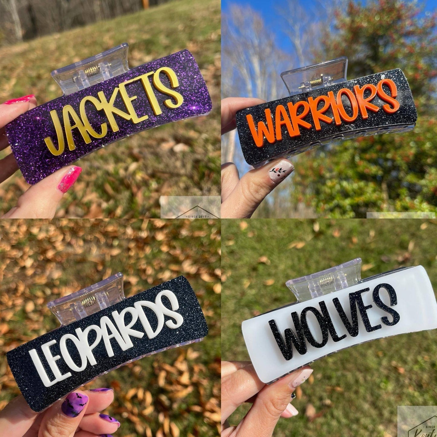 Personalized Claw Clips