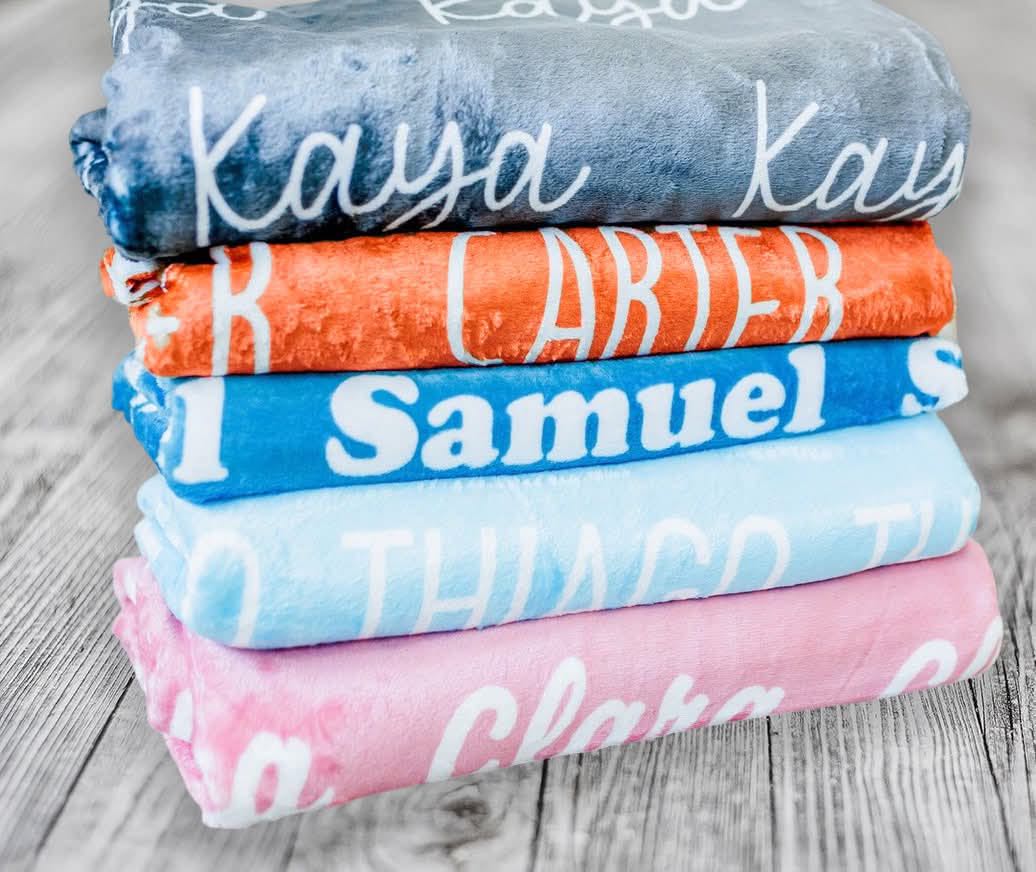 Custom Name Blankets