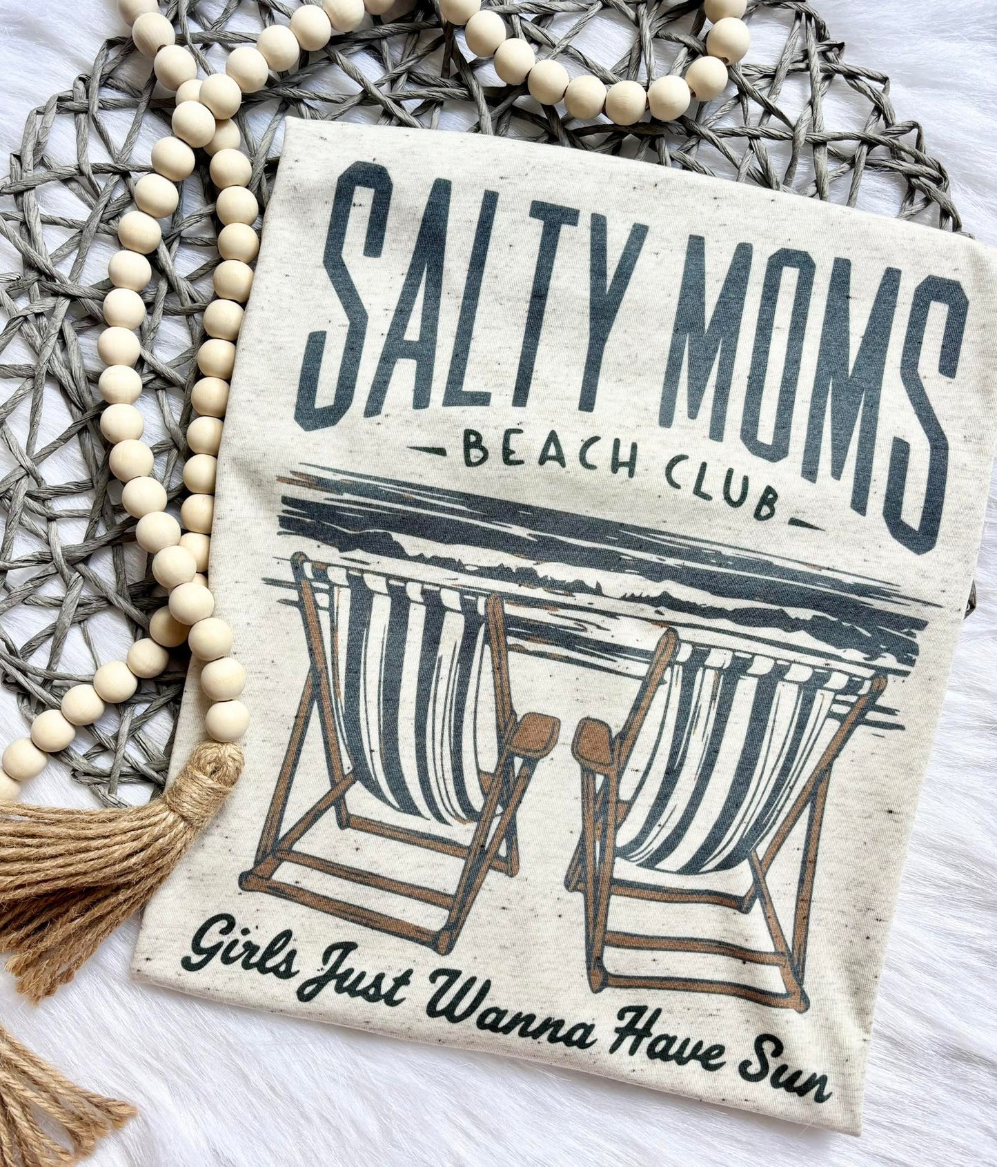 Salty Moms Beach Club T-shirt