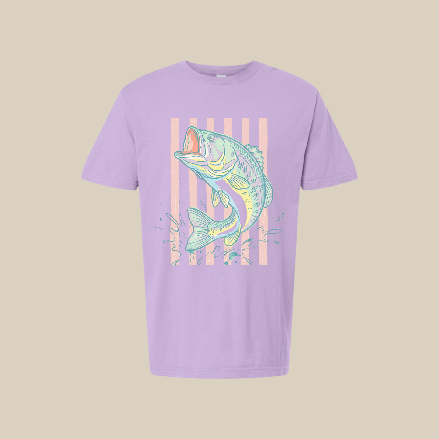 Retro Bass Tee - orchid