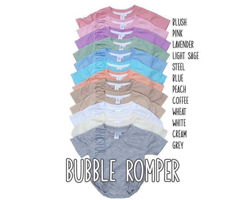 Custom. Name Bubble Rompers