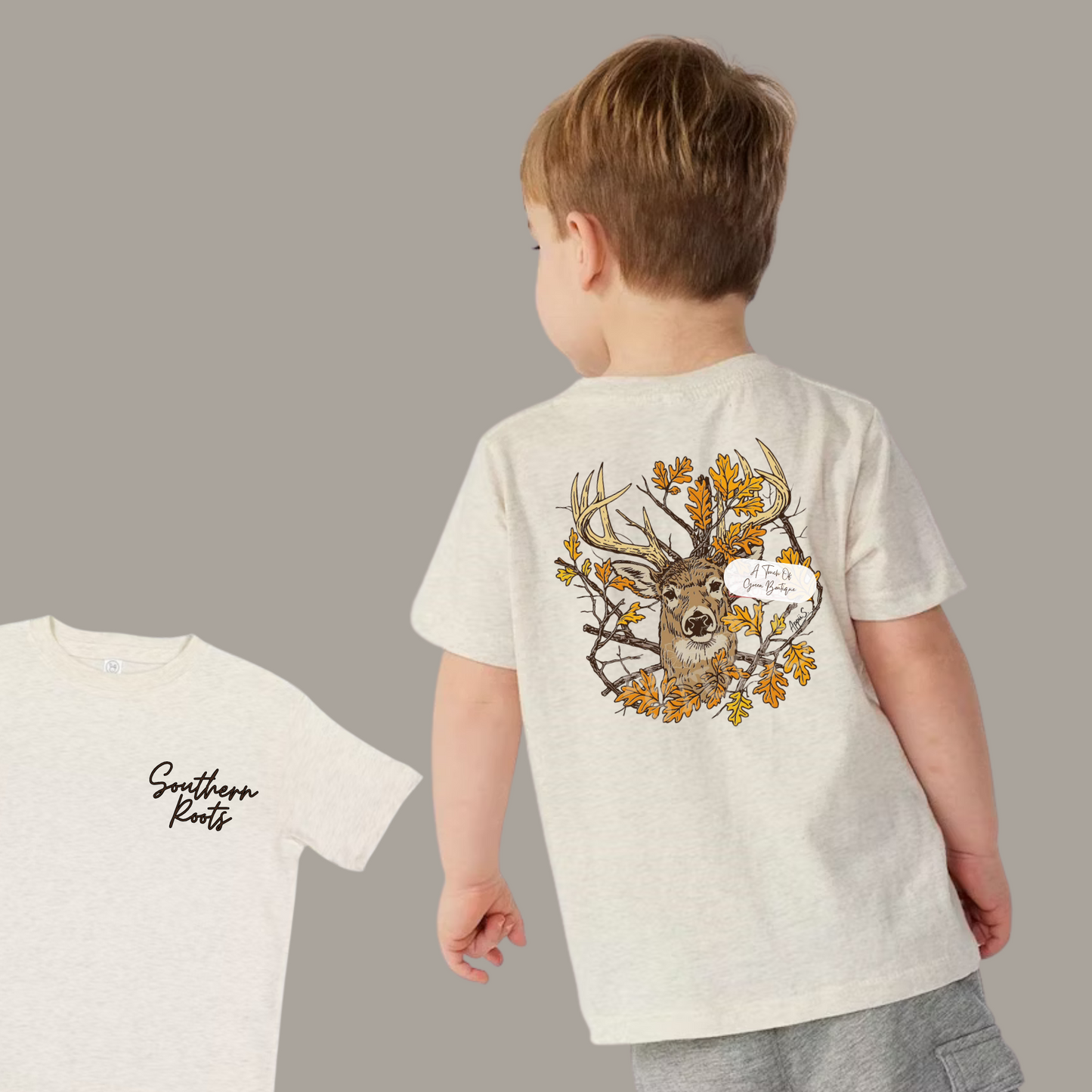 Boys Fall Deer Hunting Tee