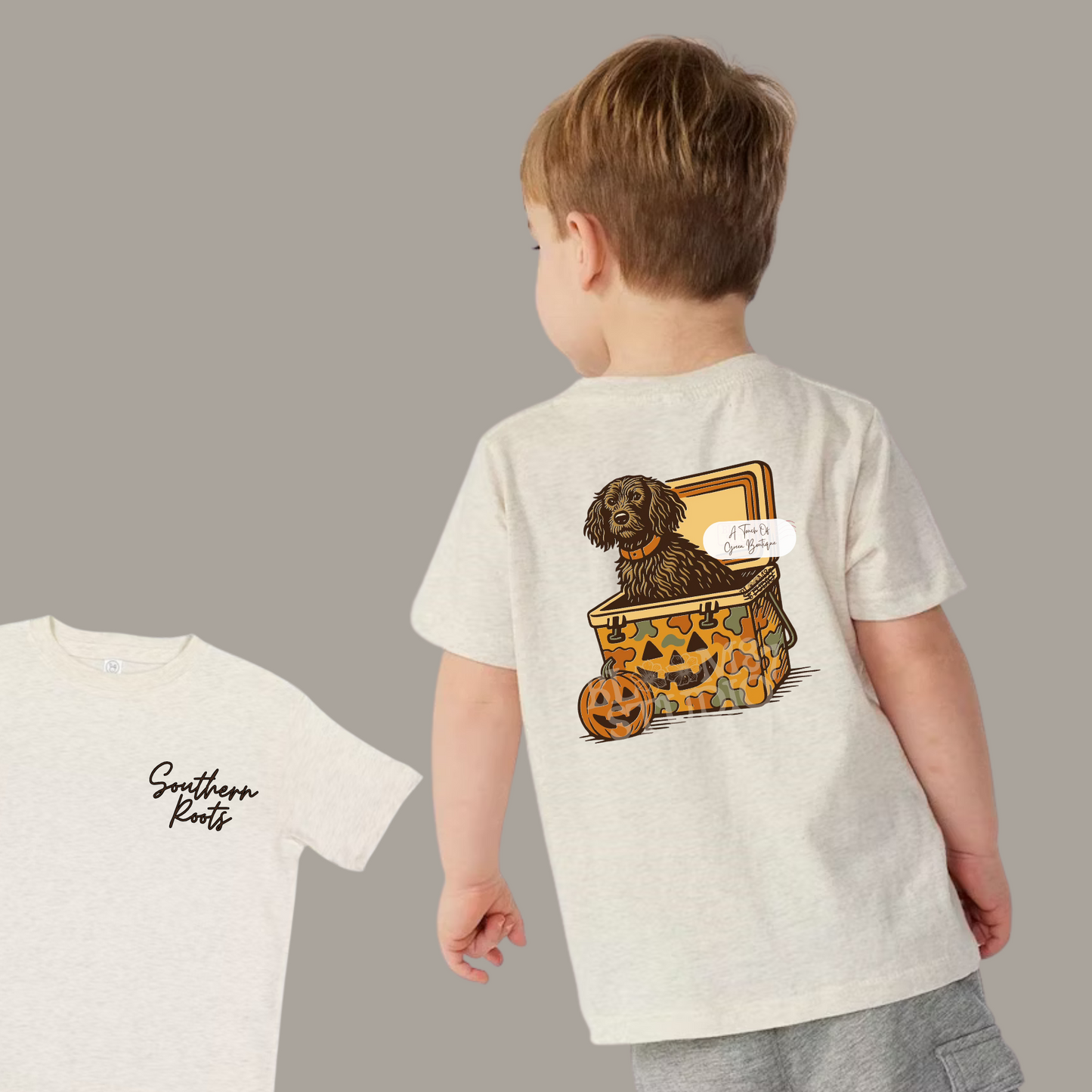 Boys Camo Halloween Boykin Te