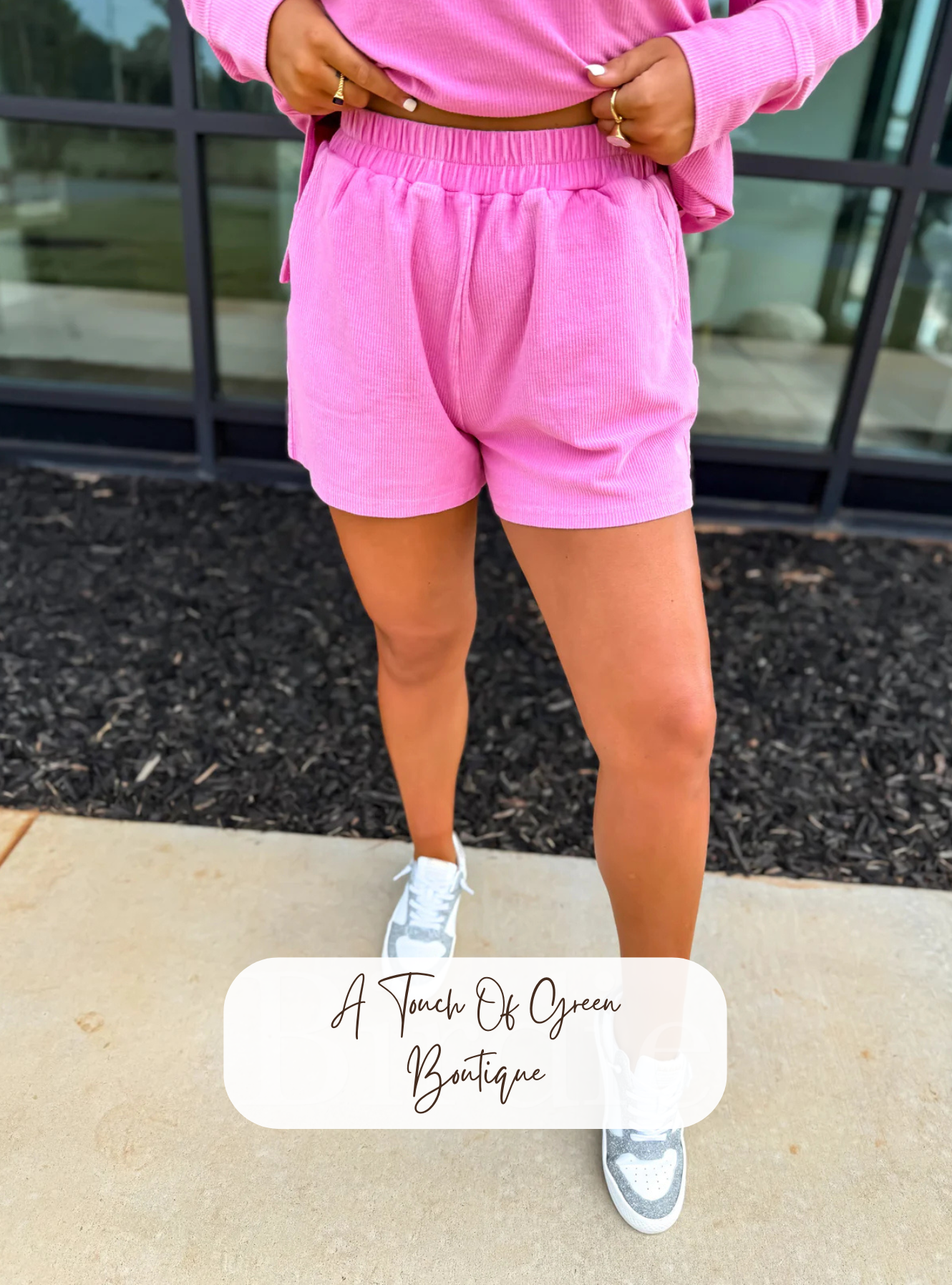PREORDER Corded Hooded Set in Bubble Gum Bliss (Sold Separately)