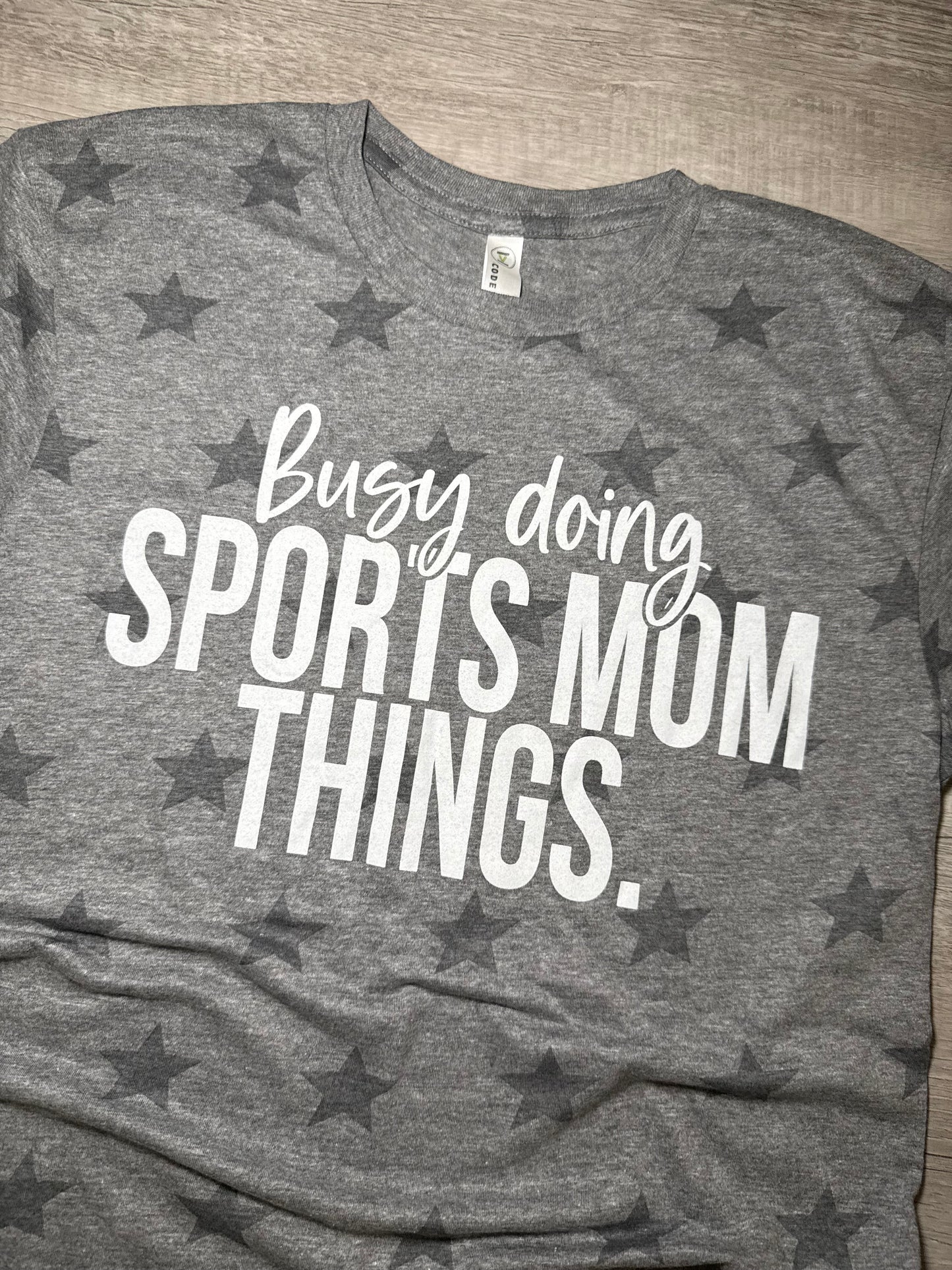 Busy Doing Sports Mom Things Tee