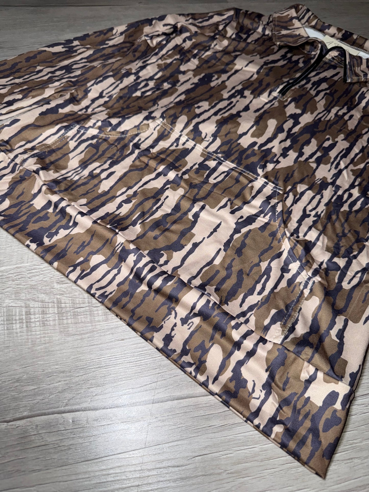 Adult Bottomland Camo Quarter