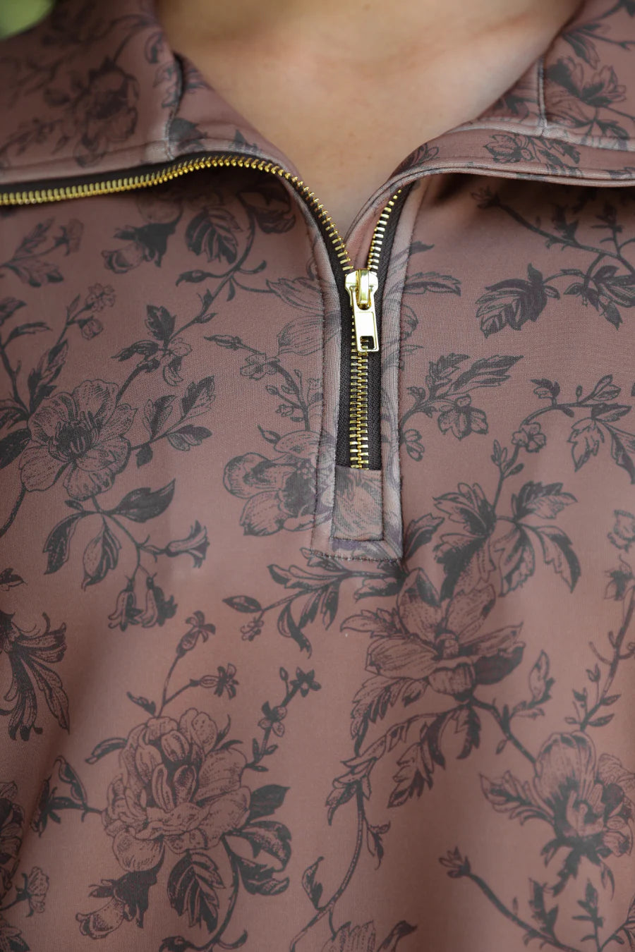 PREORDER Everyday Pullover- Rosewood Bloom