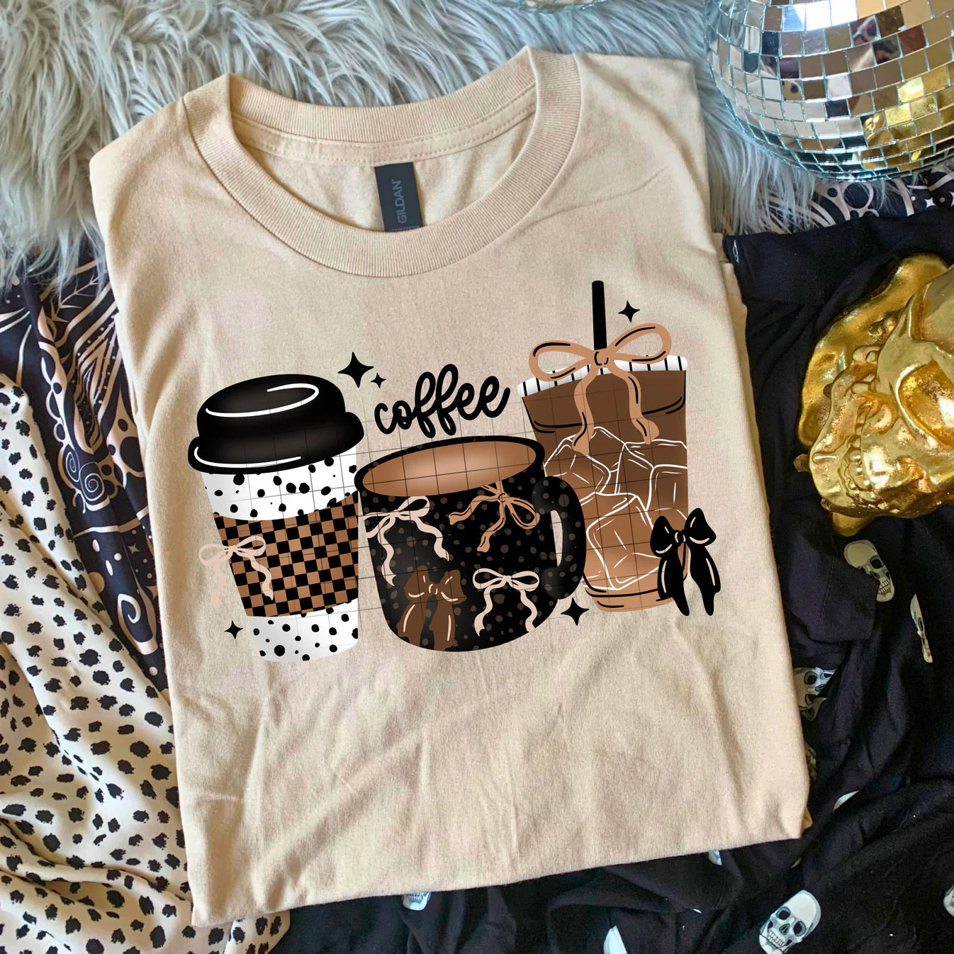 Bow Coffee Lover Tee