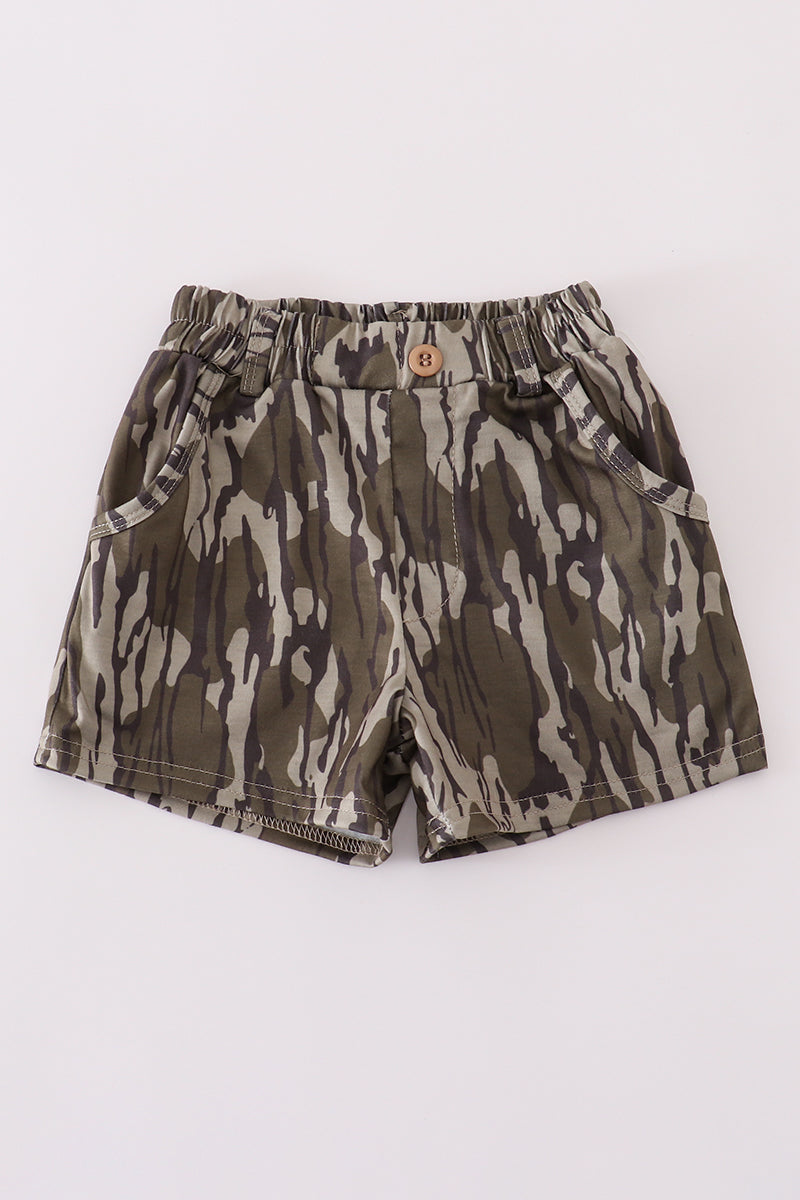 Kids Bottomland Camo Shorts