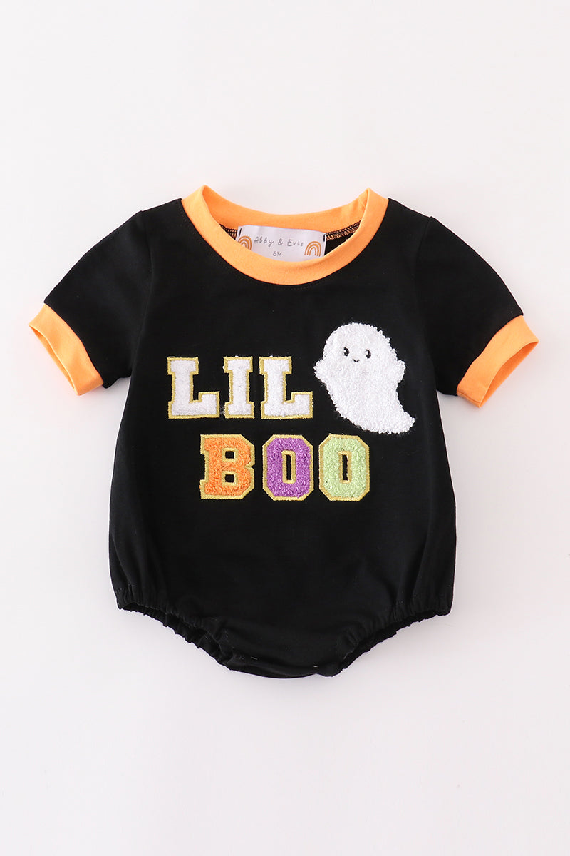 Black Halloween Lil Boo Bubble