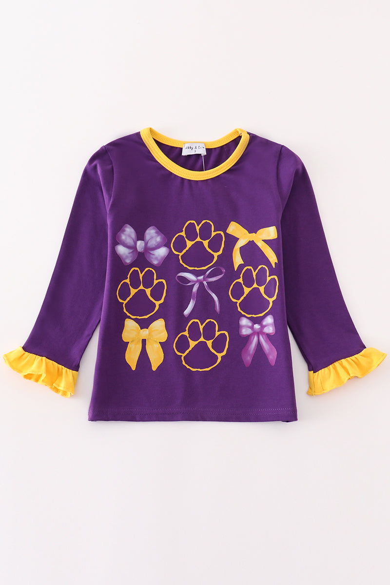 Girls LSU Tigers Long Sleeve Top