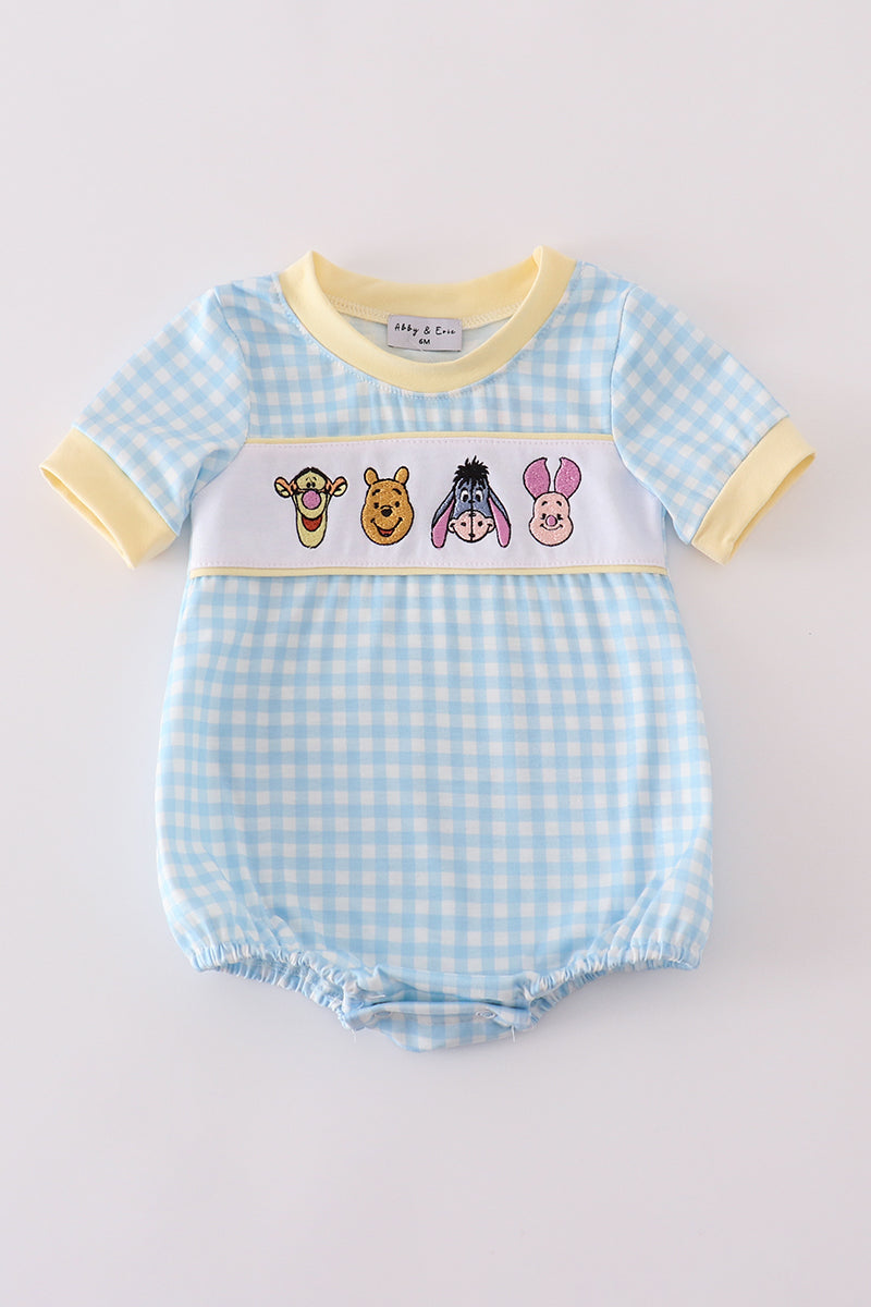 Boys Embroidered Winnie The Pooh Bubble