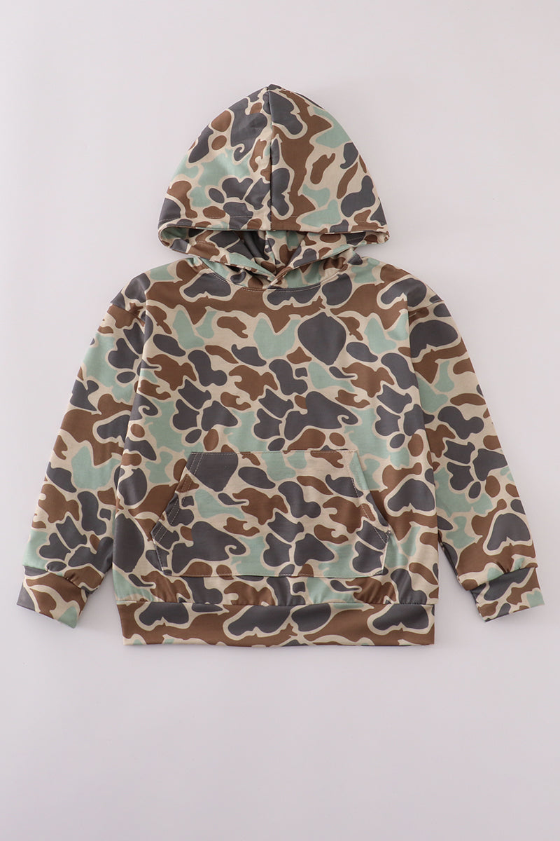 Boys Camo Hoodie