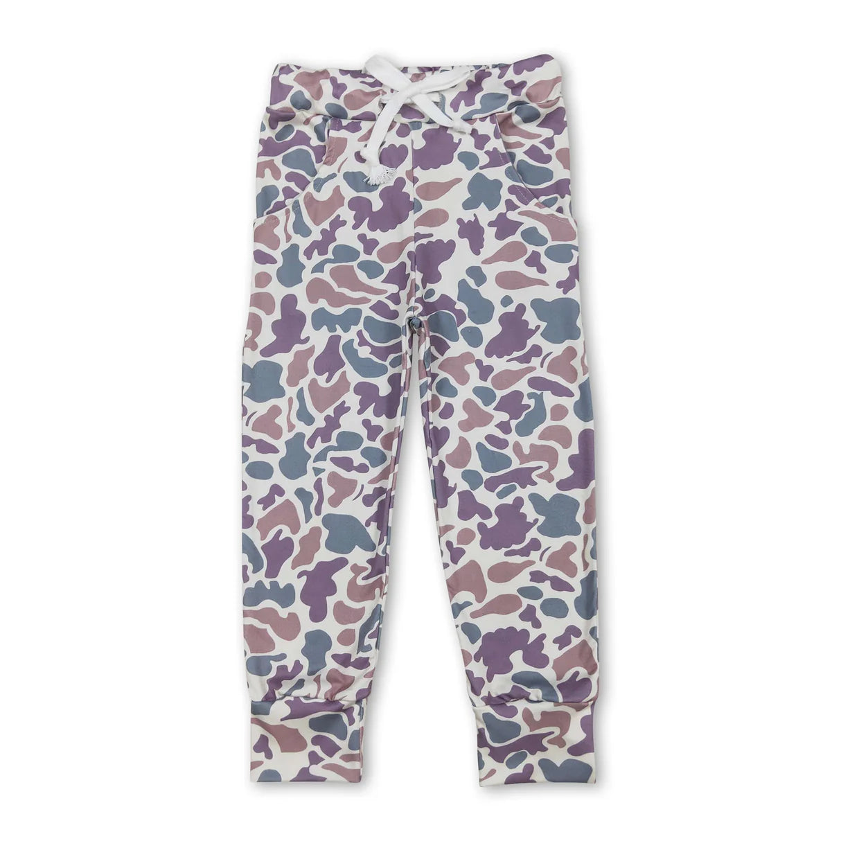 Boys Tan Camo Jogger Pants