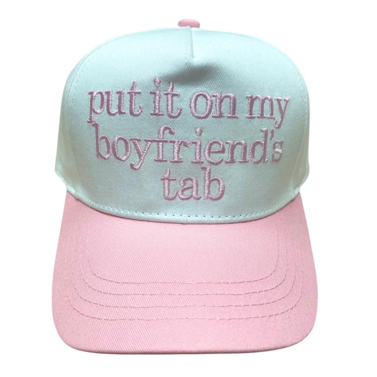 Boyfriends Tab Pink Trucker Hat