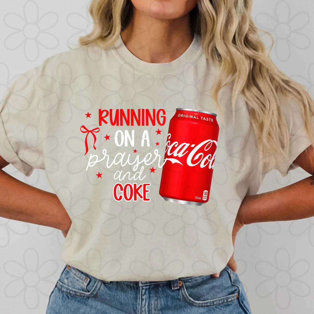 Running On A Prayer & Coke Graphic Tee
