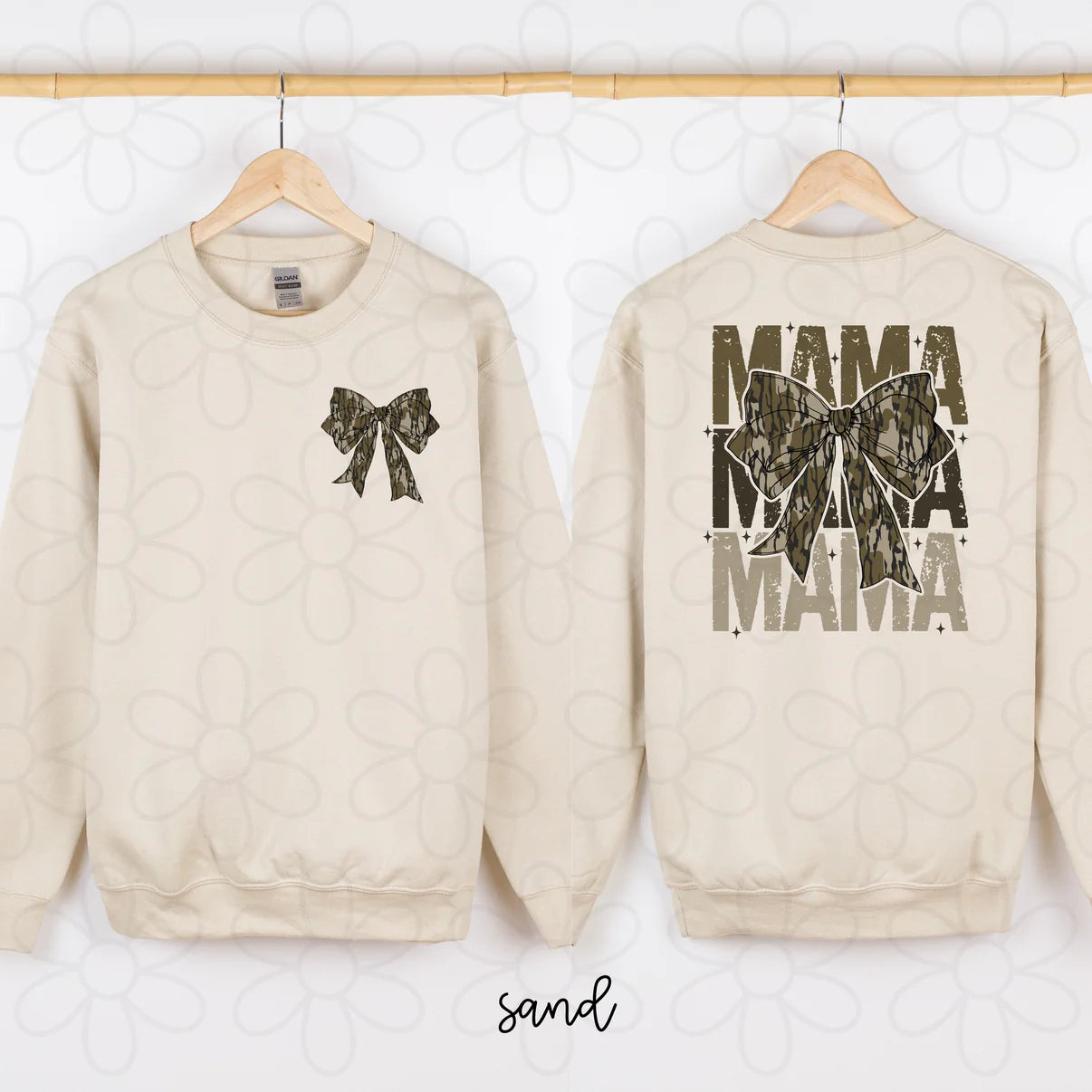 Camo Coquette Bow Mama Shirt