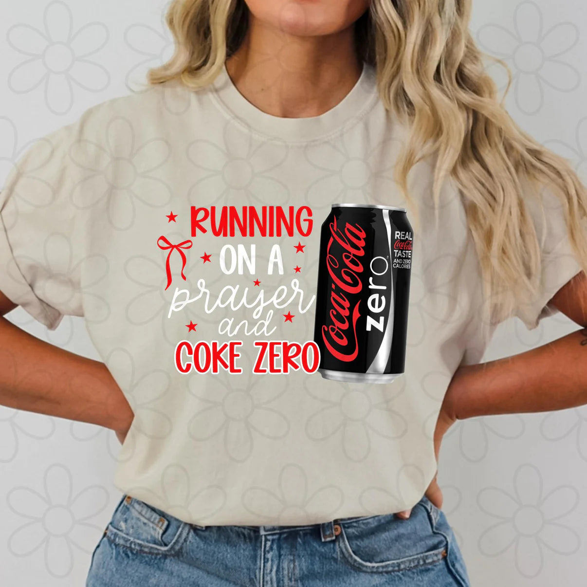 Running On A Prayer & Coke Zero Graphic Tee