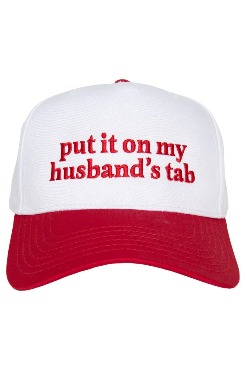 Put It On My Husbands Tab Vintage Baseball Hat