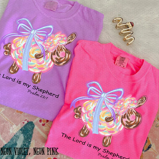 Watercolor The Lord Is My Shepherd Tee