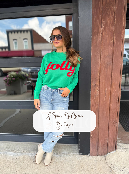 PREORDER Jolly Sweater in Green