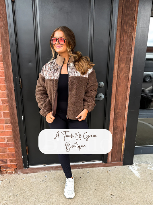 PREORDER Wilderness Sherpa Jacket in Dark Brown