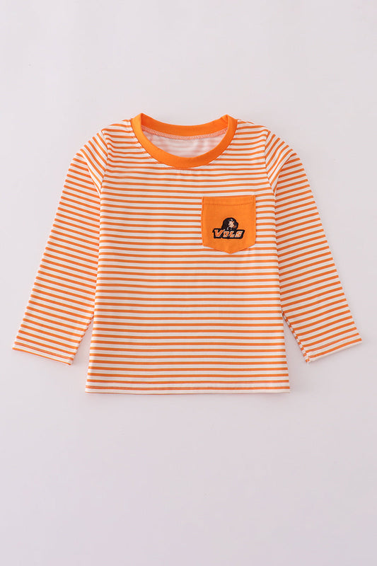 Boys Embroidered Tennessee Volunteers Long Sleeve Top