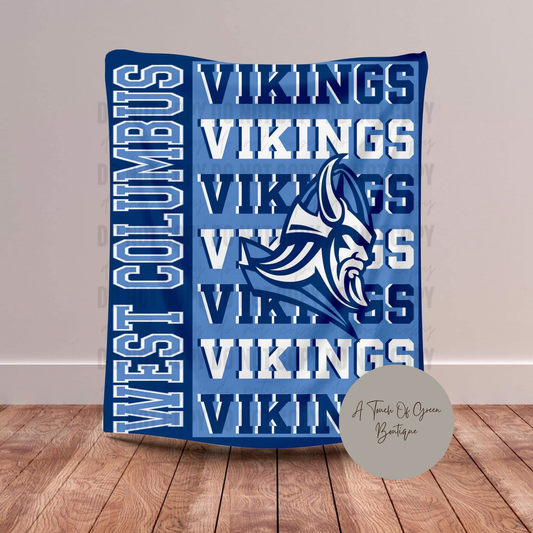 WCS Vikings Plush Blanket