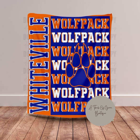 WHS Wolfpack Plush Blanket